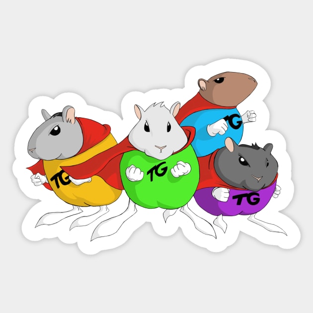 Turbo Gerbils Sticker by liquidruby